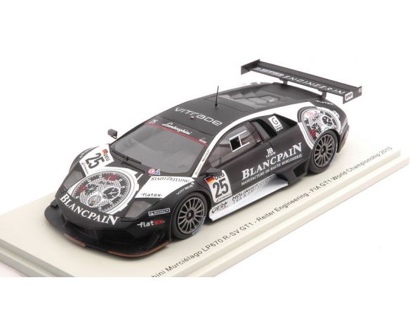 SPARK MODEL S9606 LAMBORGHINI MURCIELAGO LP670 R-SV N.25 FIA GT1 2010 R.ZONTA-KECHELE 1:43 Modellino