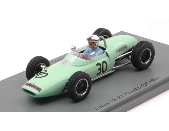 SPARK MODEL S7445 LOTUS 18-21 HENRY TAYLOR 1961 N.30 FRENCH GP 1:43 Modellino