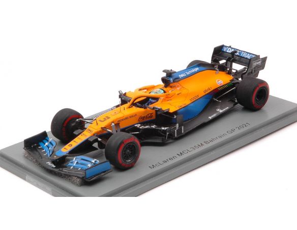 SPARK MODEL S7670 MC LAREN 35M DANIEL RICCIARDO 2021 N.3 7th BAHRAIN GP 1:43 Modellino