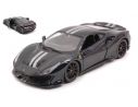 BBURAGO BU26026D FERRARI 488 GTB BLACK 1:24 Modellino