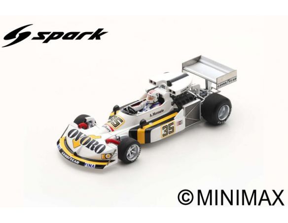 SPARK MODEL S7269 MARCH 761 ARTURO MERZARIO 1976 N.35 SPANISH GP 1:43 Modellino