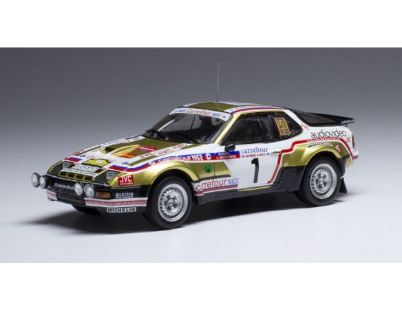 IXO MODEL RAC366LQ PORSCHE 924 CARRERA GTS N.1 RALLY ANTIBES 1981 ROHRL/GEISTDORFER 1:43 Modellino