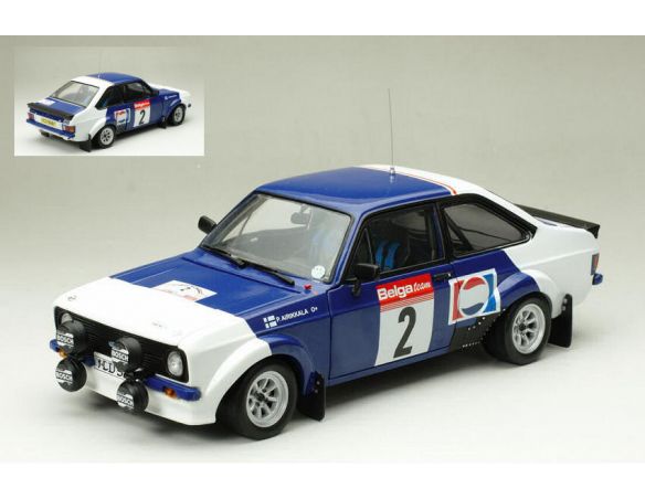 SUNSTAR SS4662 FORD ESCORT MKII RS1800 N.2 CIRCUIT OF ARDENNES AIRIKKALA-PIRONEN 1:18 Modellino