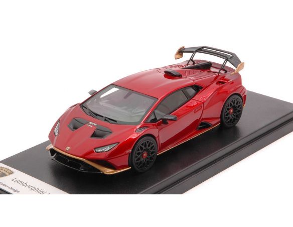 LOOKSMART LS523G LAMBORGHINI HURACAN STO GOLD/RED 1:43 Modellino