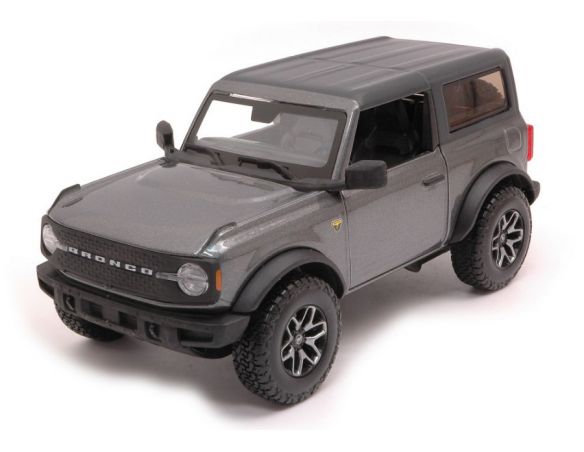 MAISTO MI31530G FORD BRONCO BADLANDS 2021 GREY 1:24 Modellino