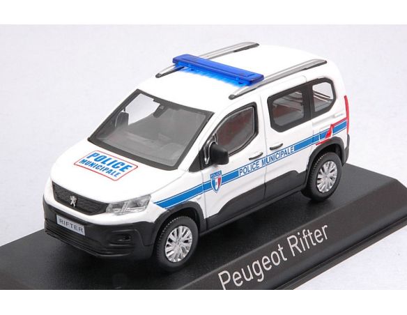 NOREV NV479066 PEUGEOT RIFTER 2019 POLICE MUNICIPALE 1:43 Modellino