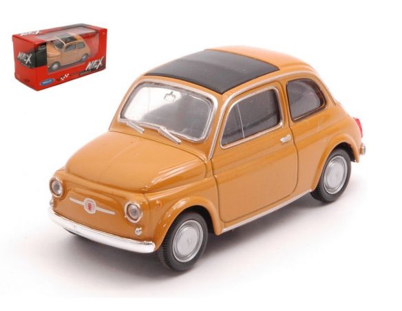 WELLY WE38507N NUOVA FIAT 500 F 1965 OCHRE 1:43 Modellino