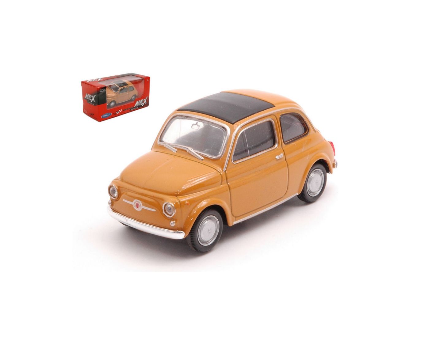 WELLY WE38507N NUOVA FIAT 500 F 1965 OCHRE 1:43 Modellino