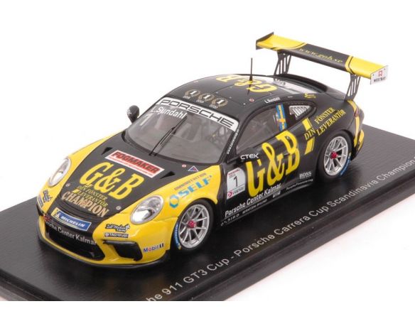 SPARK MODEL S8498 PORSCHE 911 GT3 N.1 CARRERA CUP CHAMPION 2020 LUKAS SUNDAHL 1:43 Modellino