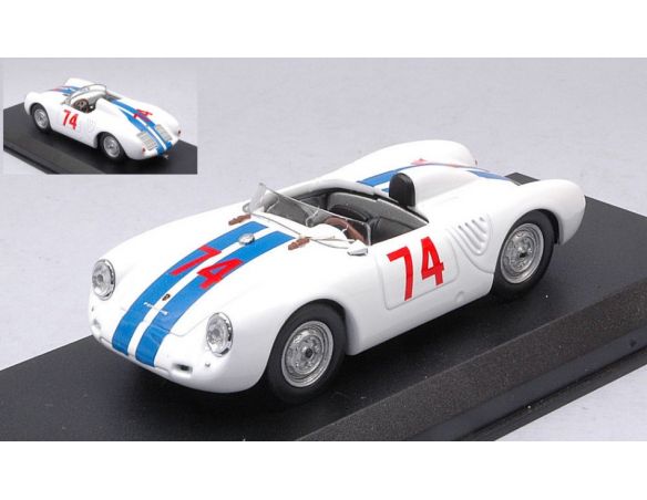 BEST MODEL BT9823 PORSCHE 550 RS N.74 NASSAU MEMORIAL TROPHY RACE 1958 DON SESSLAR 1:43 Modellino