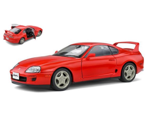 SOLIDO SL1807601 TOYOTA SUPRA Mk.4 (A80) 1993 RENAISSANCE RED 1:18 Modellino