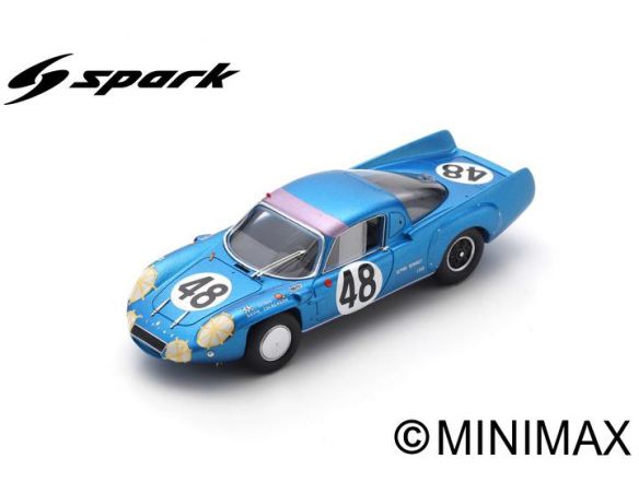 SPARK MODEL S5689 ALPINE A210 N.48 12th LM 1967 R.DE LAGENESTE-J.CHEINISSE 1:43 Modellino