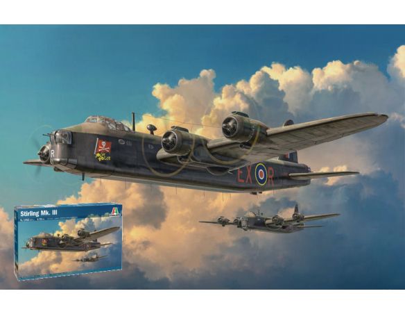 ITALERI IT1462 STIRLING Mk.III KIT 1:72 Modellino