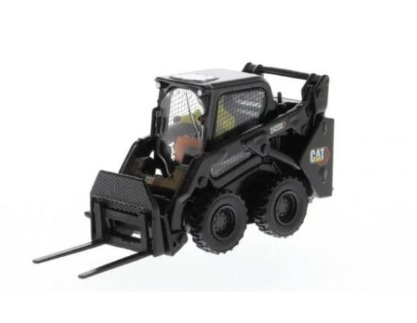 DIECAST MASTER DM85677BK CAT 259D3 MULTI TERRAIN LOADER BLACK EDITION 1:50 Modellino