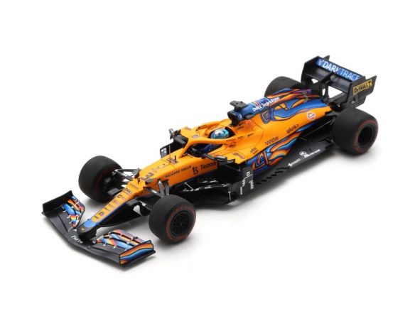 SPARK MODEL S7854 MC LAREN MCL35M DANIEL RICCIARDO 2021 N.3 ABU DHABI GP 1:43 Modellino