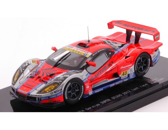 EBBRO EB44748 ARTA GARAIYA N.43 SUPER GT300 2012 LAST RACE S.TAKAGI-K.MATSURA 1:43 Modellino