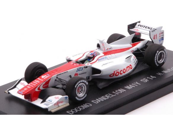 EBBRO EB45131 DOCOMO DANDELION M41Y N.41 SUPER FORMULA 2014 H.MUTOH 1:43 Modellino