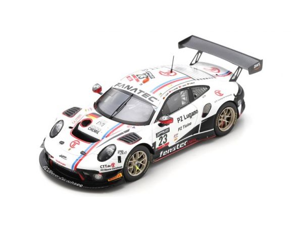 SPARK MODEL SB461 PORSCHE 911 GT3 N.23 SCHELL-JACOMA-LEUTWILER-MENZEL 1:43 Modellino