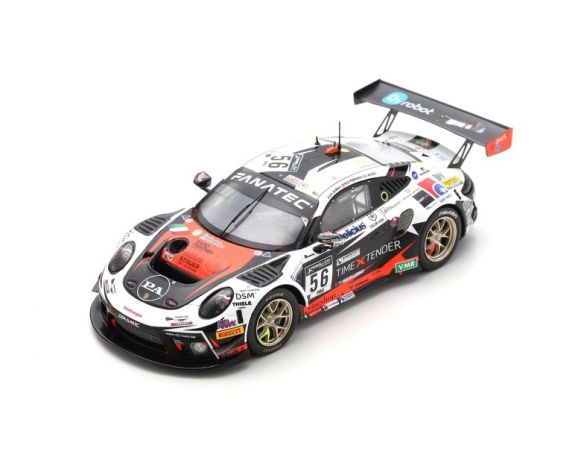 SPARK MODEL SB475 PORSCHE 911 GT3 N.56 24 H SPA 2021 DUMAS-RIZZOLI-PEDERSEN 1:43 Modellino