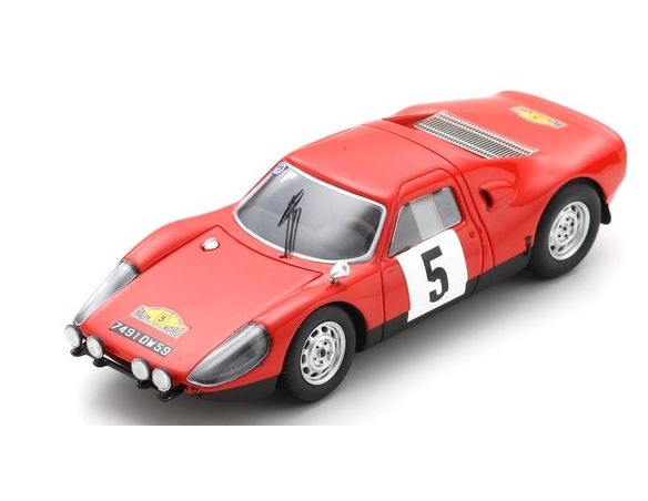 SPARK MODEL SF167 PORSCHE 904 GTS N.5 RALLY DES ROUTES DU NORD 1967 R.DUTOIT-J.MOREL 1:43 Modellino