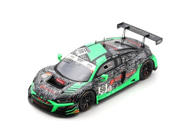 SPARK MODEL SB371 AUDI R8 GT3 N.66 2nd 24 H SPA 2020 DRUDI-VERVISCH-NIEDERHAUSER 1:43 Modellino