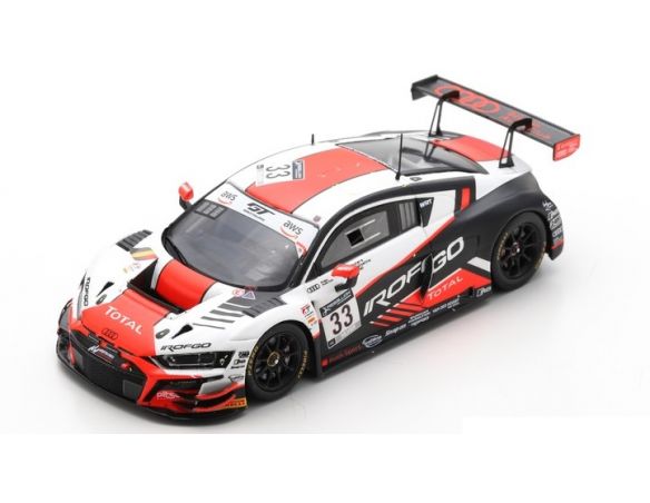 SPARK MODEL SB393 AUDI R8 GT3 N.33 24 H SPA 2020 BREUKERS-HALL-GOETHE 1:43 Modellino