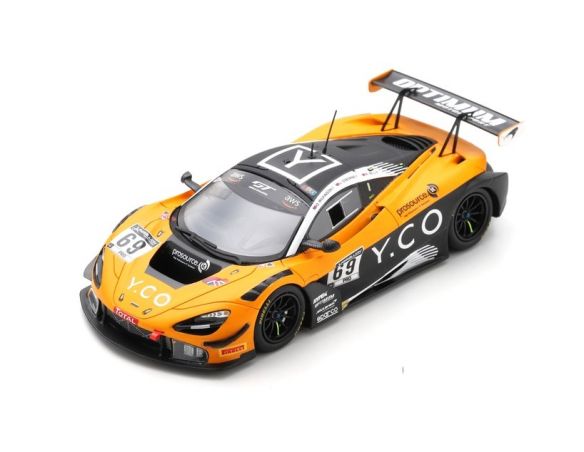 SPARK MODEL SB405 MC LAREN 720S GT3 N.69 24 H SPA 2020 WILKINSON-OSBORNE-BELL 1:43 Modellino