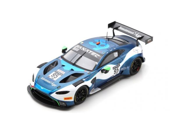 SPARK MODEL SB431 ASTON MARTIN VANTAGE GT3 N.95 3rd 24 H SPA 2021 THIIM-GUNN-SERENSEN 1:43 Modellino