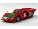 BEST MODEL BT9402-2 ALFA ROMEO T33/2 N.16 1000 KM NURBURGRING 1968 GALLI-GIUNTI 1:43 Modellino