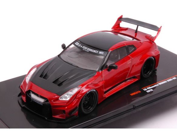 IXO MODEL MOC313 NISSAN 35GT-RR LB-SILHOUETTE WORKS GT 2019 MET.RED 1:43 Modellino