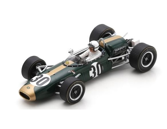 SPARK MODEL S7092 BRABHAM BT22 JO BONNIER 1966 N.30 FRENCH GP 1:43 Modellino