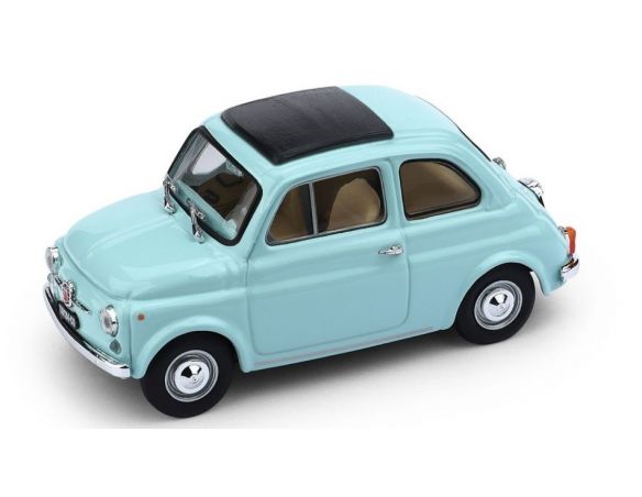 BRUMM BM0455-07 FIAT 500F 1965-72 CHIUSA AZZURRO ACQUAMARINA 1:43 Modellino