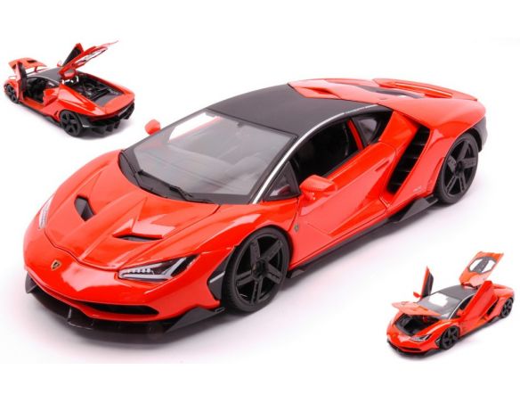 MAISTO MI31386O LAMBORGHINI CENTENARIO LP 770-4 2016 ORANGE 1:18 Modellino