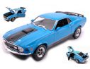 MAISTO MI31453B FORD MUSTANG MACH 1 1970 BLUE 1:18 Modellino