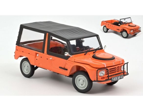 NOREV NV181654 CITROEN MEHARI 4x4 1979 ORANGE 1:18 Modellino