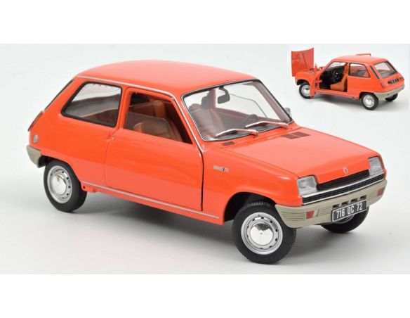 NOREV NV185381 RENAULT 5 1972 LIGHT ORANGE 1:18 Modellino