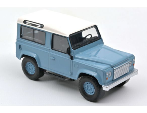 NOREV NV845107 LAND ROVER DEFENDER 1995 BLUE & WHITE 1:43 Modellino