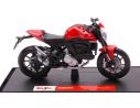 MAISTO MI20131 DUCATI MONSTER + 2021 RED 1:18 Modellino