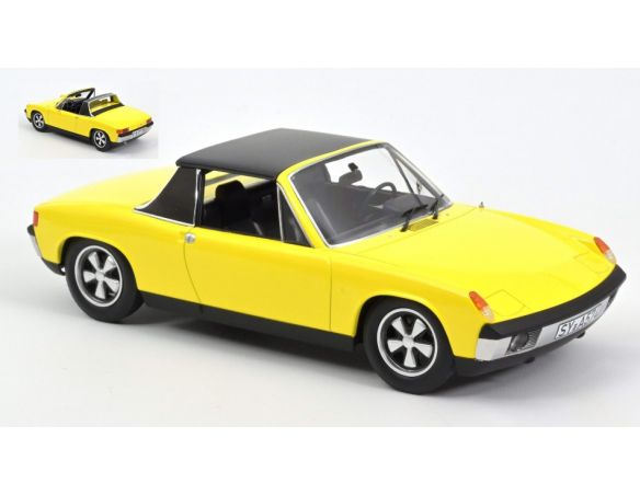 NOREV NV187689 VW PORSCHE 914-6 1973 YELLOW 1:18 Modellino