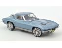 NOREV NV189050 CHEVROLET CORVETTE STING RAY 1963 LIGHT BLUE METALLIC 1:18 Modellino