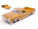 MAISTO MI32543 CHEVROLET EL CAMINO LOWRIDER 1965 GOLD 1:25 Modellino