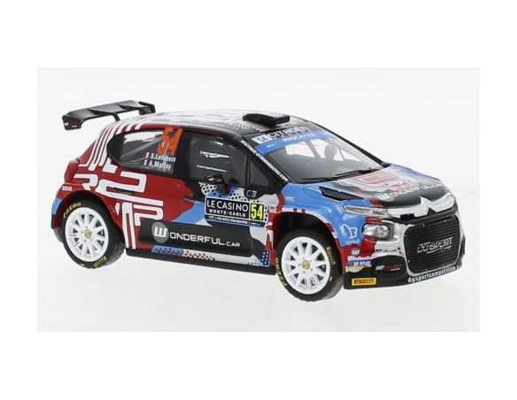 IXO MODEL RAM845 CITROEN C3 RALLY2 N.54 RALLY MONTE CARLO 2022 LEFEBVRE/MALFOY 1:43 Modellino