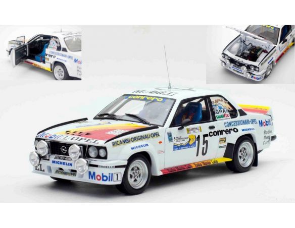 SUNSTAR SS5376 OPEL ASCONA 400 N.15 RALLY INTERN. LANA 1982 M.BIASON-RUDY 1:18 Modellino