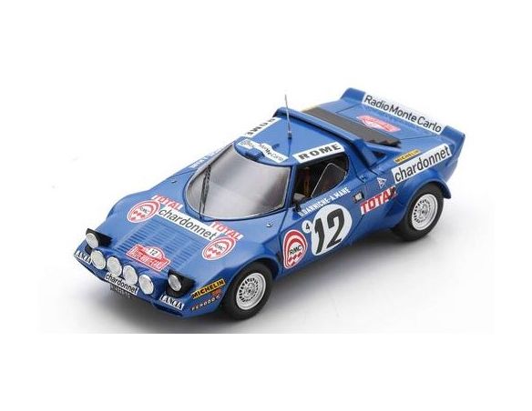 SPARK MODEL S9084 LANCIA STRATOS N.12 3rd RALLY MONTE CARLO 1976 B.DARNICHE-A.MAHE' 1:43 Modellino