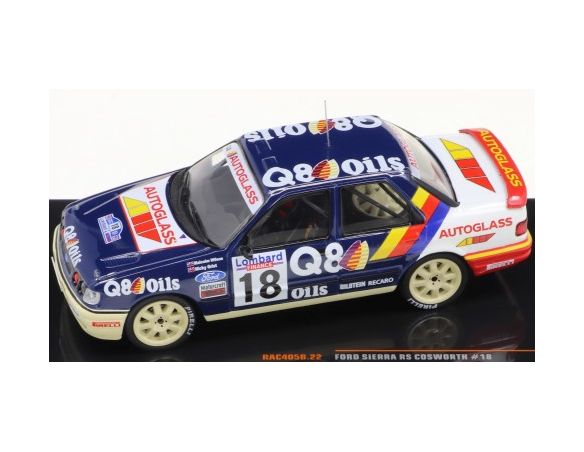 IXO MODEL RAC405B FORD SIERRA RS COSWORTH N.18 RALLY RAC LOMBARD 1991 WILSON/GRIST 1:43 Modellino