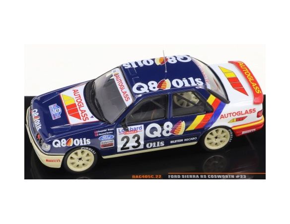 IXO MODEL RAC405C FORD SIERRA RS COSWORTH N.23 RALLY RAC LOMBARD 1991 EVANS/DAVIES 1:43 Modellino