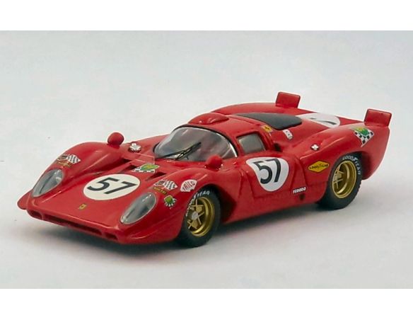 BEST MODEL BT9290-2 FERRARI 312 P COUPE' N.57 LM 1970 ADAMOWICZ-PARSONS 1:43 Modellino