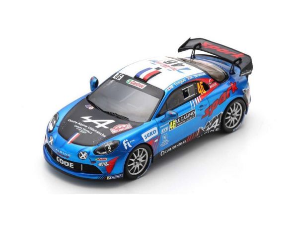 SPARK MODEL S6698 ALPINE A110 N.46 MONTE CARLO 2022 M.GUIGOU-K.BRONNER 1:43 Modellino