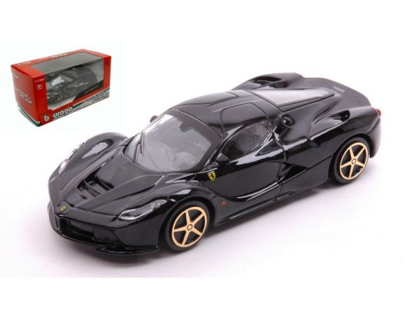 BBURAGO BU31137Z FERRARI LA FERRARI BLACK 1:43 Modellino