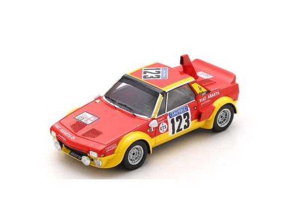 SPARK MODEL SF264 FIAT X 1/9 ABARTH N.123 TOUR D.FRANCE AUT.1974 G.PIANTA-F.ROSSETTI 1:43 Modellino